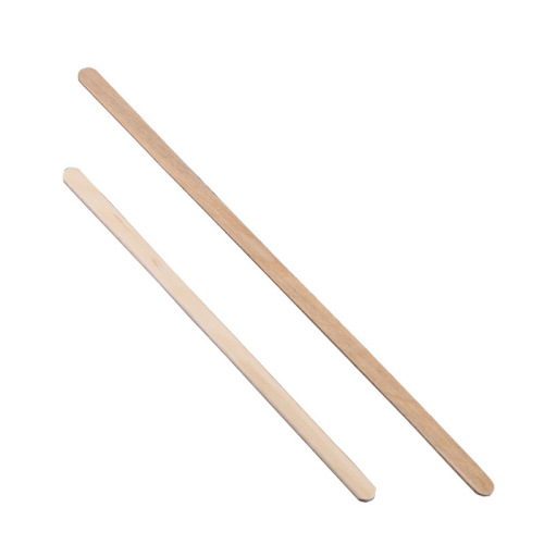 Thickened Independent Packaging Disposable Coffee Stirrer Wooden Art Stirrer Cocktail Stirrer Single Pack Wholesale