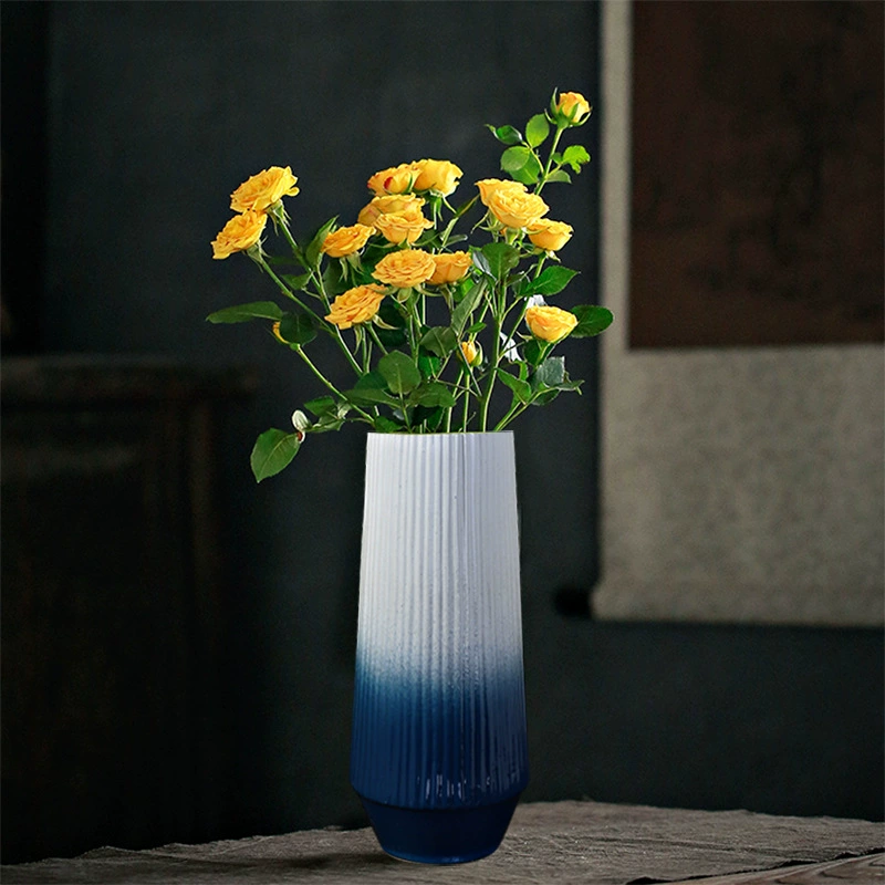 Большая ваза керамическая простая рукоделие украшения скандинавский Дом Роскошный пол Цветочная композиция Цветочная Фабрика Прямая оптовая продажа
