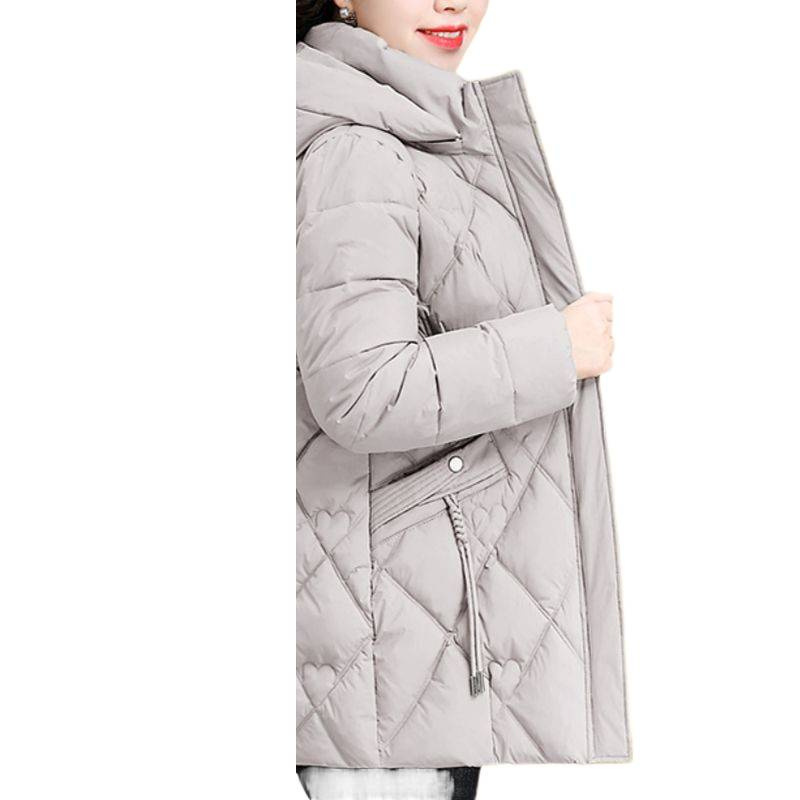 妈妈冬装羽绒棉服洋气2025冬季新款中老年女士加厚棉衣棉袄外套|undefined