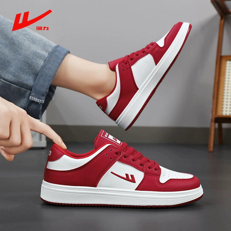Подарок подлинные кроссовки повседневные пары праздничный брак красные маленькие белые ботинки дикие женские ботинки популярные мужские кроссовки