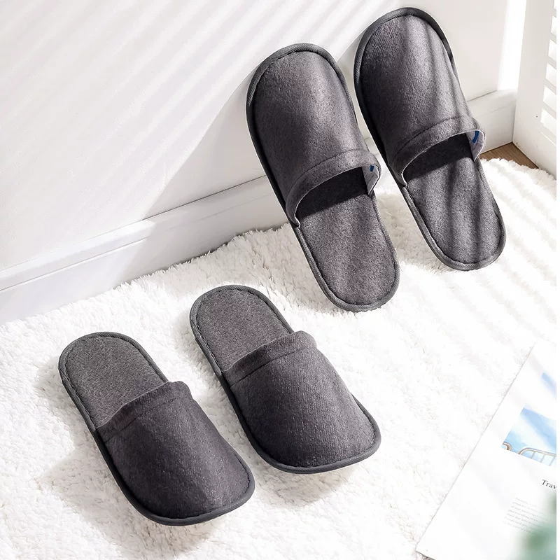 Etravel 20 pack disposable slippers, hospitality slippers, home hotel, hotel thickened anti-slip slippers