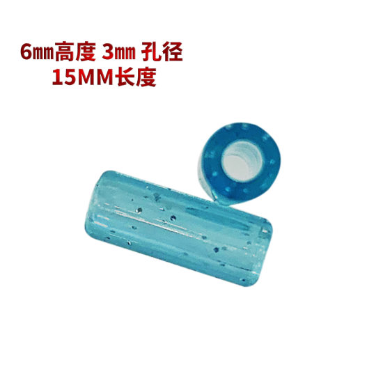 Sticker Cylindrical Color Transparent Bucket Bead Tube STICKI ROLLS Bead Sticker Roll Bead Material 5 Color in stock