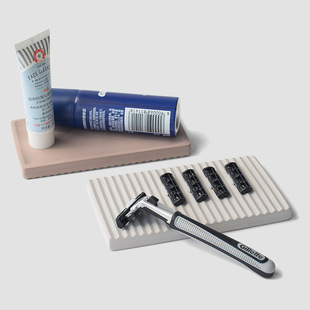 Toilet Storage Rack Punch-free Washing Table Mirror Front Rack Bathroom Rack Storage Rack Quick Absorbent Absorbent Knife Rack