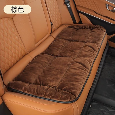 Thickeneded Warm Three-Piece Set Car – Wool pad - elegant-brown-comfortable-baby-velvet-automatic-temperature-lock-1-piece-in-the-rear-row