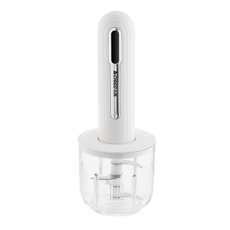 Máquina de cocina de Chigao multifuncional para bebés, máquina de alimentos suplementarios, máquina de molienda de barro, máquina de mezcla de carne picada, herramienta de molienda de ajo, artefacto mágico pequeño