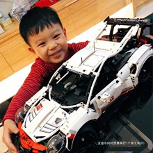 2025年新款911积木跑车拼装模型遥控汽车赛车男孩子玩具礼物玩具