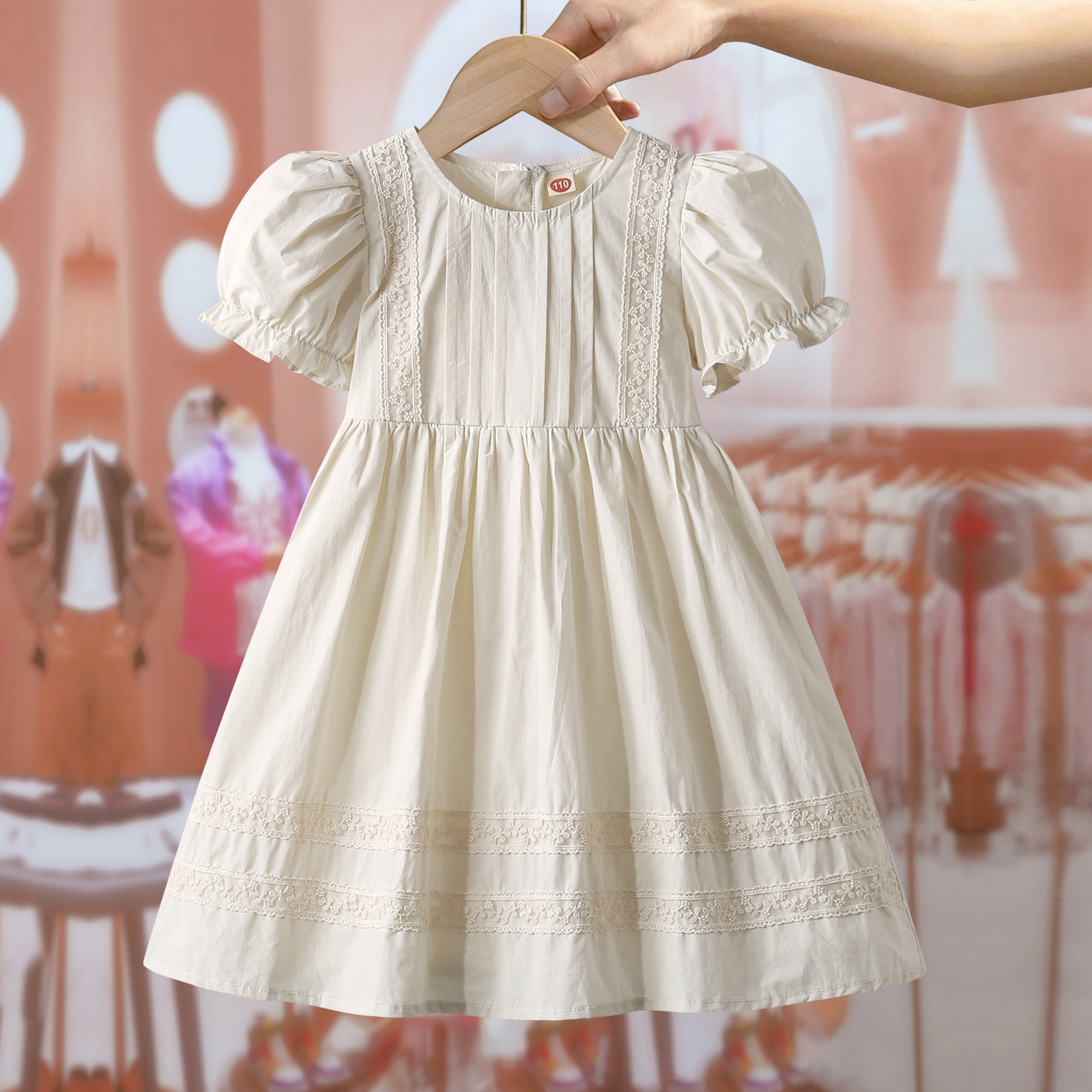 Girls' Summer Casual Dress 2026 New Style Children's Fashionable Korean Princess Dress Summer Versatile Dress