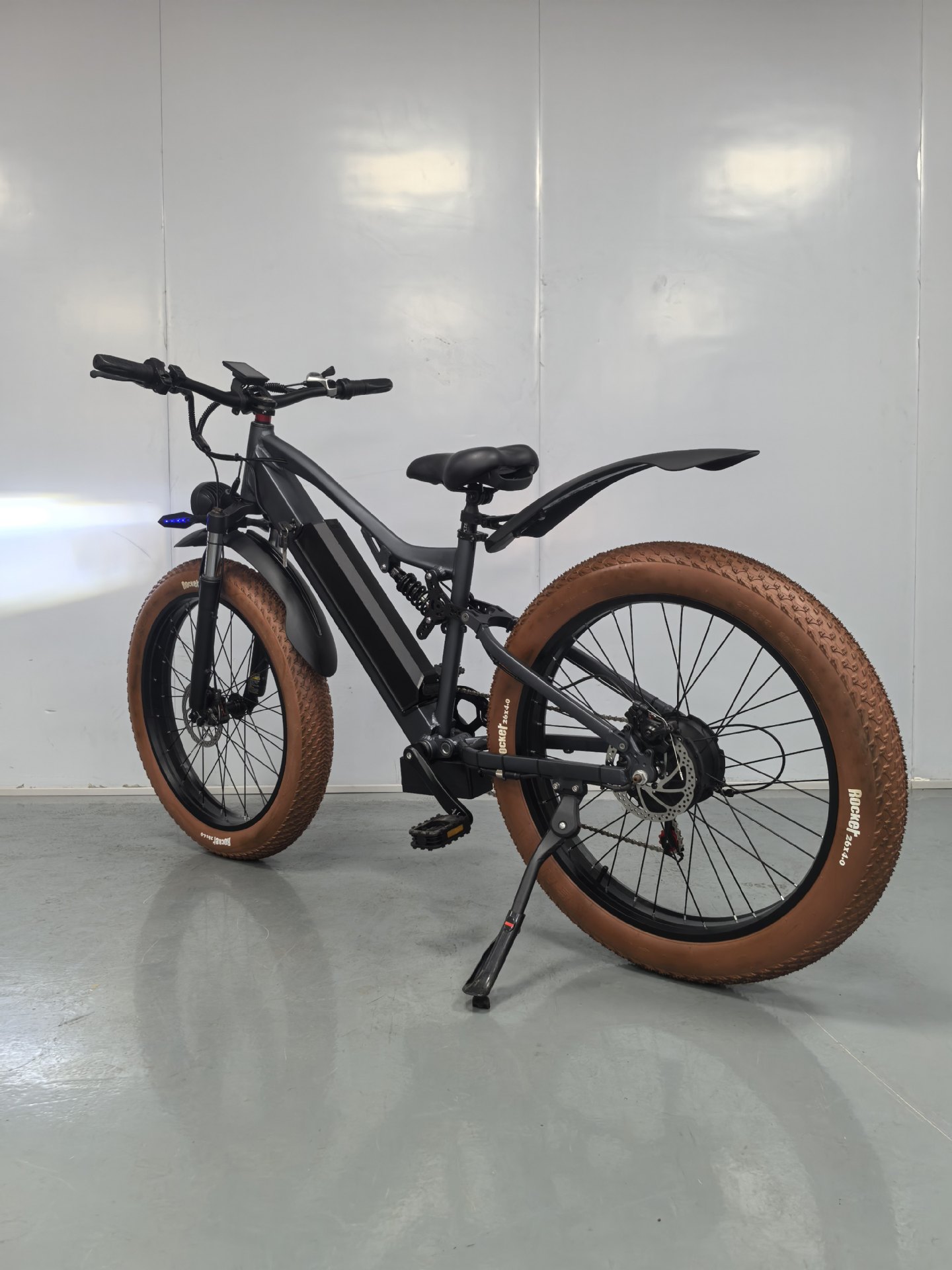 Snow Electric Bicycle 26-inch Wide Tire Soft Tail Shock Absorption