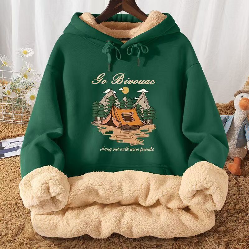 Autumn and Winter Velvet Thickeneded Sweatshirt Men's Autumn and Winter 2025 New Hooded Winter Couple Tops Trendyy Jacket 12 Autumn and Winter Velvet Thickeneded Sweatshirt Men's Autumn and Winter 2025 New Hooded Winter Couple Tops Trendyy Jacket 12