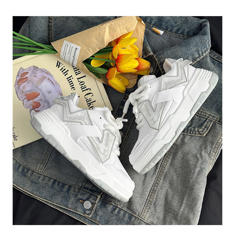 Nuove scarpe da ginnastica alla moda per coppie con pane a vita alta con suola spessa Scarpe da corsa casual per studenti di minoranza cinese-chic_voghion.com