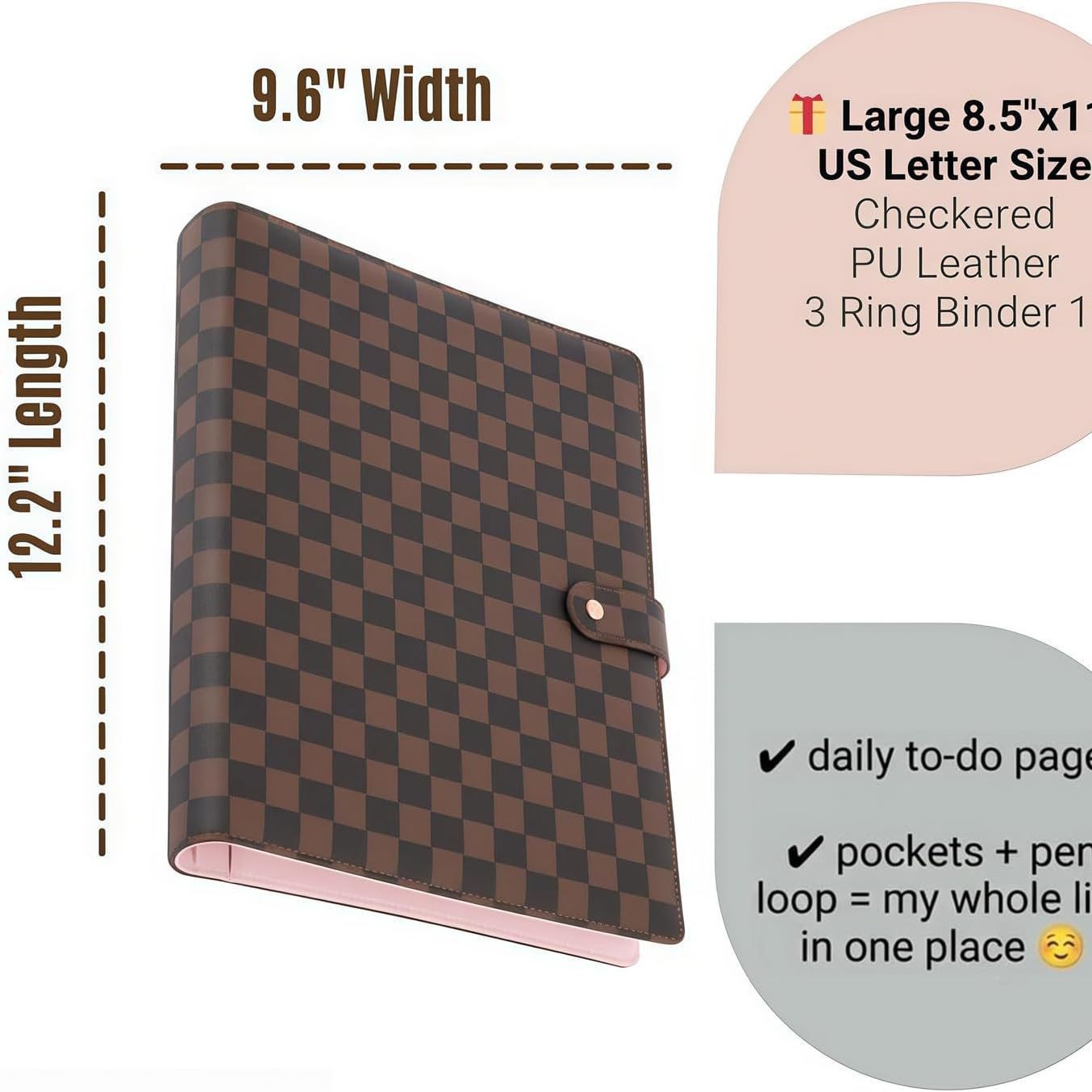 Cross-border 2026 With Hourly Schedule Leather Daily Planner Wholesale_voghion.com