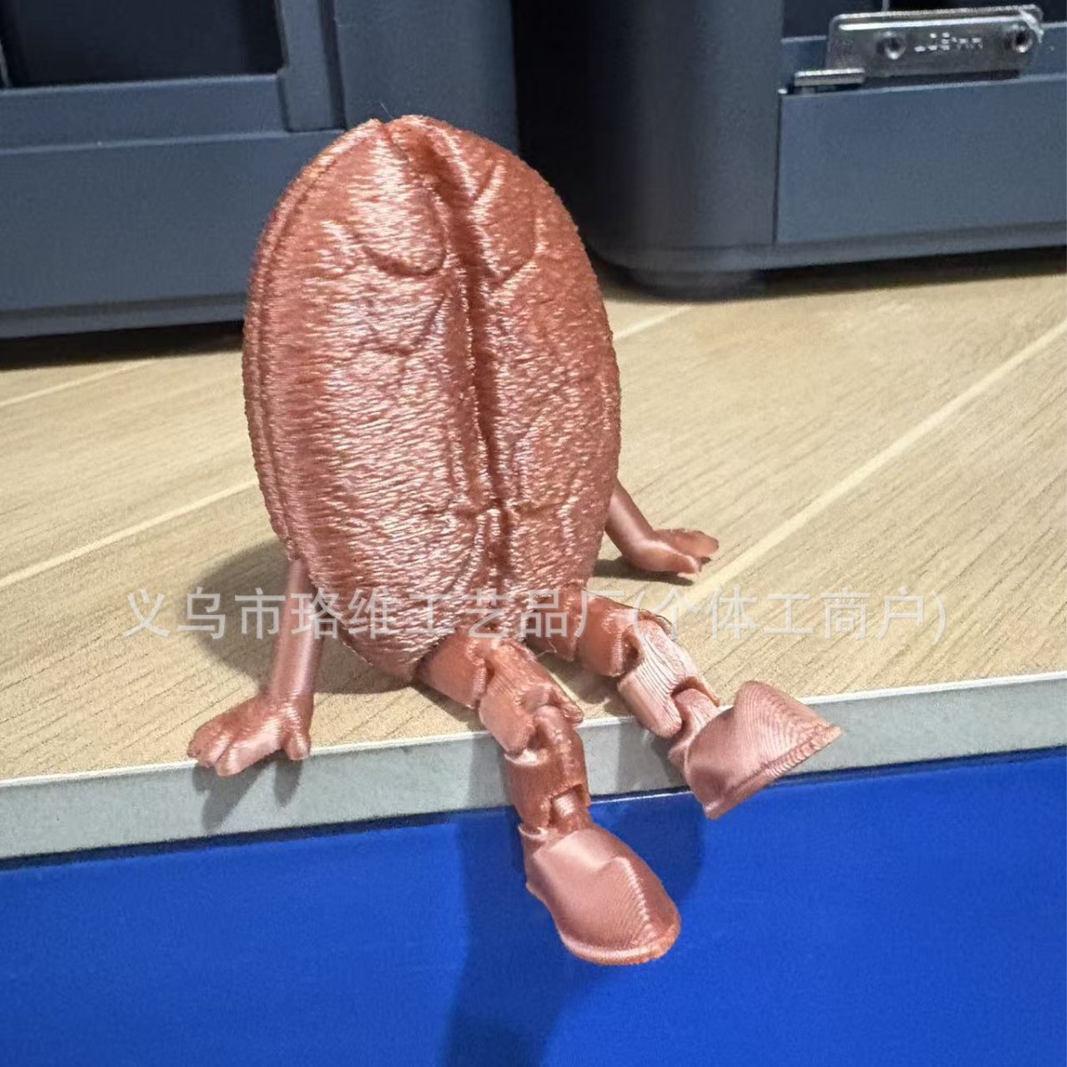 Impresión 3D de café compañero articulado escritorio muñeca taza de granos de café ángulo mini estatua amigo de café