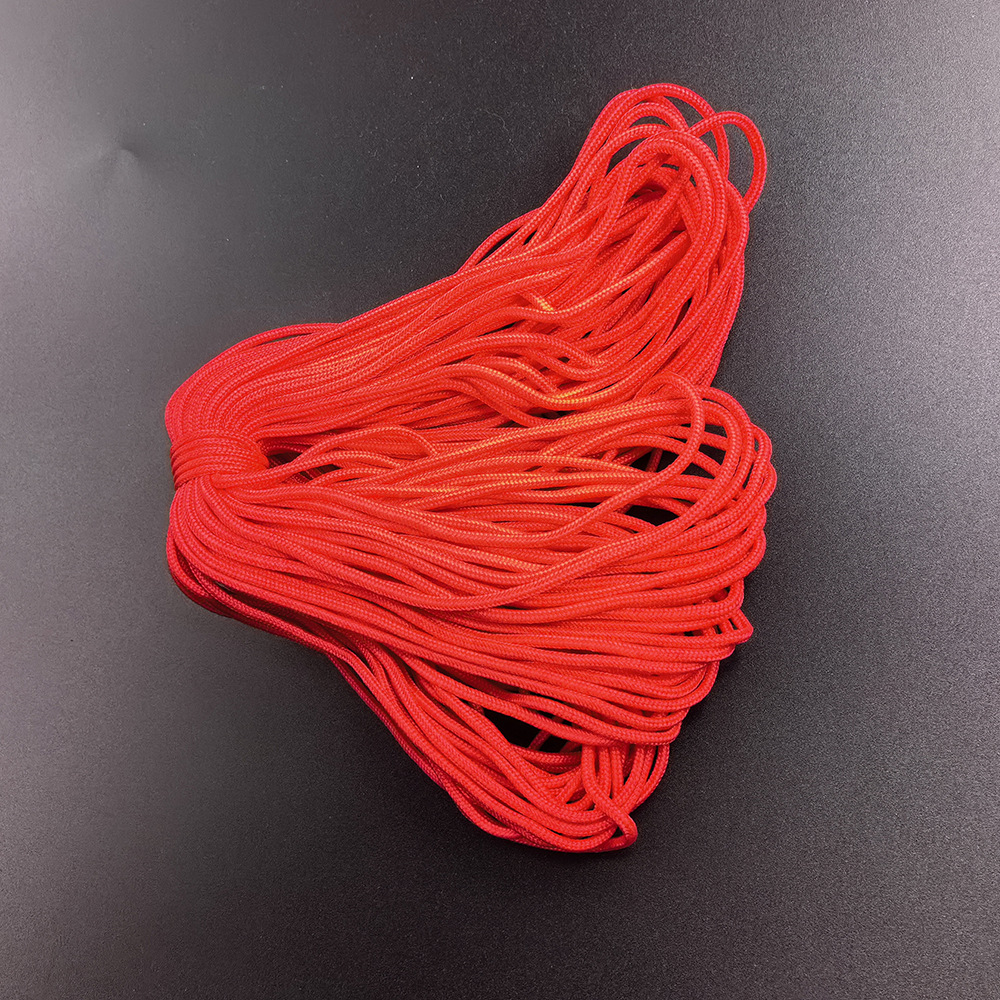 7-Core 4mm cuerda de paraguas al aire libre multifuncional montañismo paracaidista cuerda de tracción escapar equipo de salvamento cuerda de seguridad 31 m cuerda de paraguas