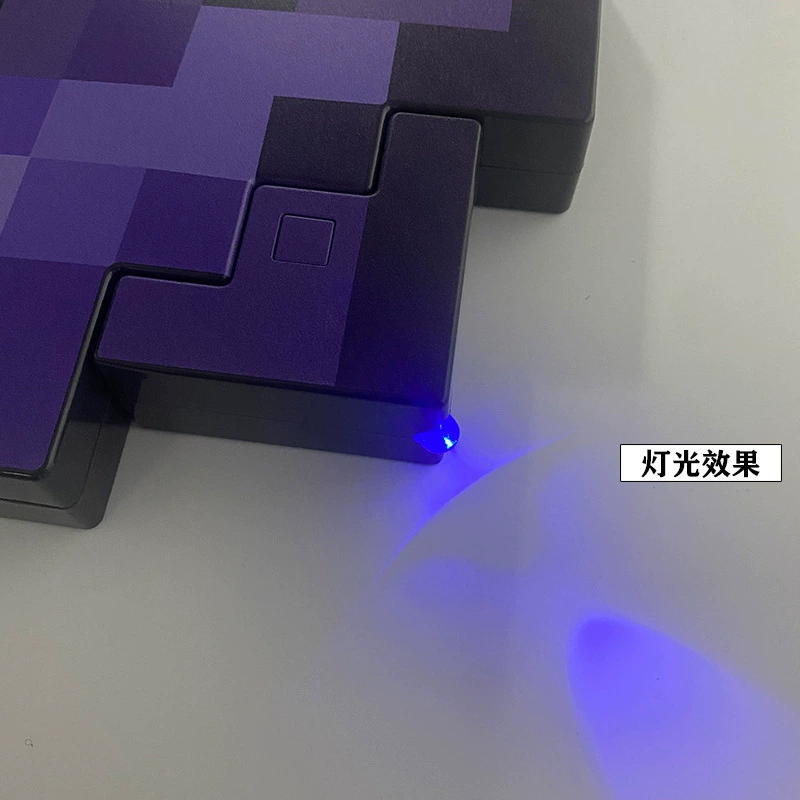 Minecraft реквизит меч кирка пластиковая деформация алмазный меч двойной в одну детская игрушка оружие модель