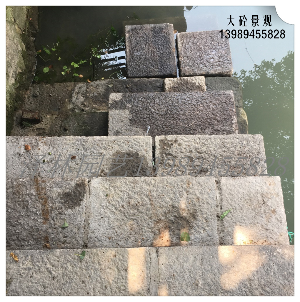 水泥仿老石板台阶石武康石仿古条石PC美丽乡村混凝土青石板150厚