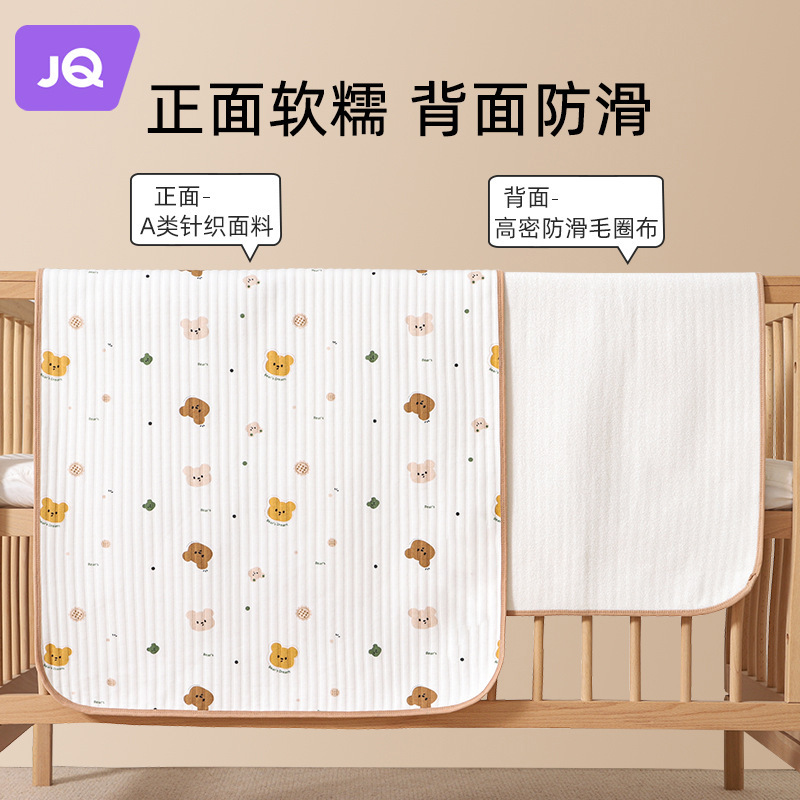 Jing Qi Newborn Baby Diaper Mat Large Size Waterproof Washable Large Size Children Baby Diaper Mattress Care Mat