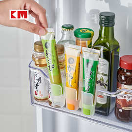 日本KM冰箱门调料包迷你挂架调料酱料小收纳盒冰箱内小物件置物架