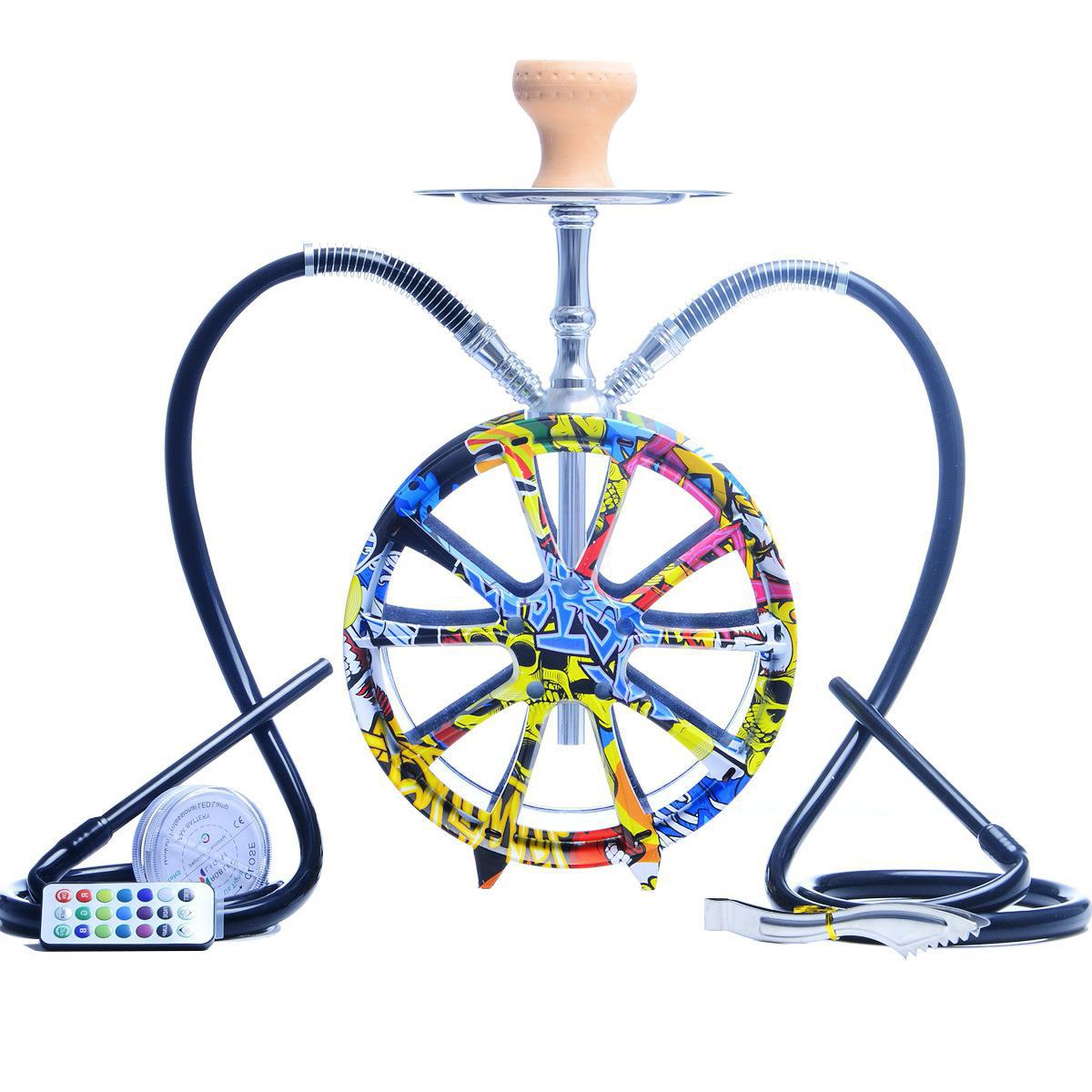 Arab plastic hookah factory large double...