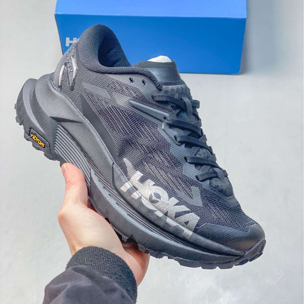 Hoka m Mafate X Cushioning and Rebound Comfort Running Shoes Breathable Fabric Material Sneakers Dad Shoes