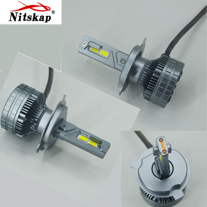 Transfronteriza mayorista doble tubo de cobre 200W de alta potencia delantero LED H7H1190059012 decodificación de luz de coche cercana