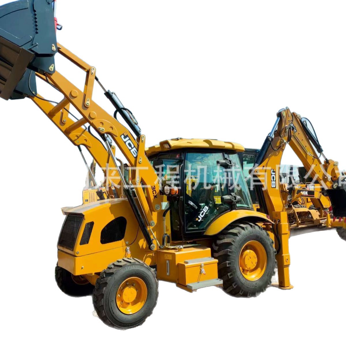 Exportaciones de comercio exterior JCB 3CX 4CX dos extremos ocupados excavadoras cargadoras Carter 420F dos extremos ocupados exportación caliente