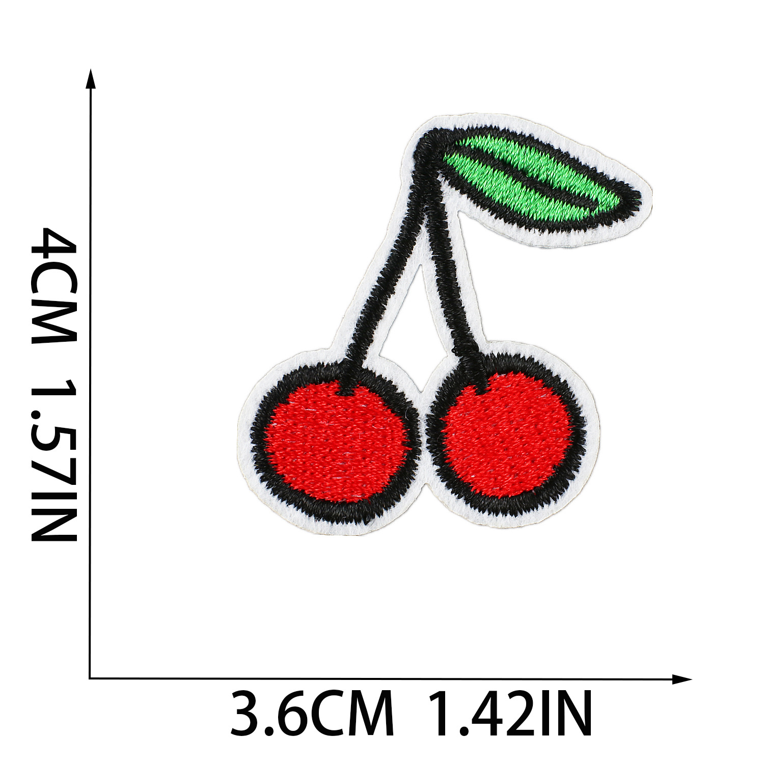3g Weight Clothing Sticker Patches Classification 1 Piece Quantity Dacron thread Material Cherry, Strawberry Pattern Casual, Elegant, Cute Style Embroidery Craft 1 Piece Casual Elegant Cute Cherry Strawberry Dacron Thread Clothing Sticker Patches 36