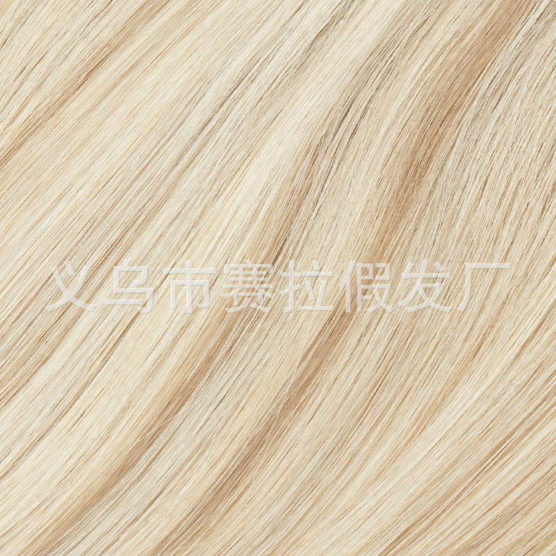 Amazon 新製品ウィッグ女性フルハンドフックロングストレートヘアミドル分けシミュレーショングラデーショングラデーションゴールドメーカー在庫卸売ウィッグ|undefined