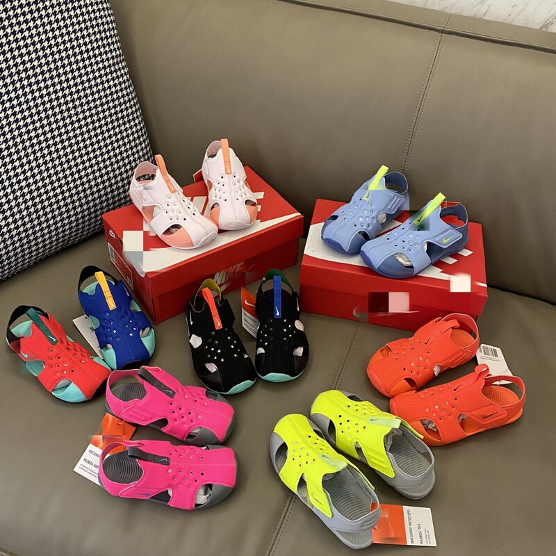 Summer Children's Nk Boys' and Girls' Clogs, Airplane Sandals, Beach Shoes, Baby Closed-Toe Non-Slip Putian Shoes Wholesale
