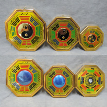 太极八卦镜家用大门口阳台九宫阴阳八卦图平面镜摆件平面家居挂件