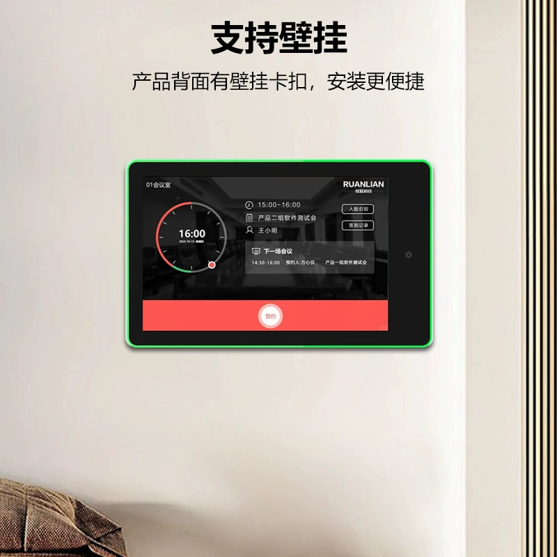 Новый 10.1-дюймовый Android рекламный моноблок с подсветкой по периметру, POE, емкостный сенсор, NFC, настенный планшет