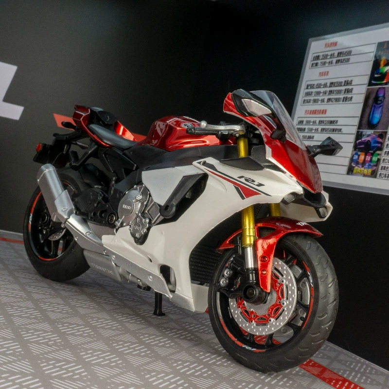 彩珀 31491 Моделирование YZF R1 японский высокопроизводительный крепежный мотоцикл модель мальчик-мотоцикл подарок игрушки