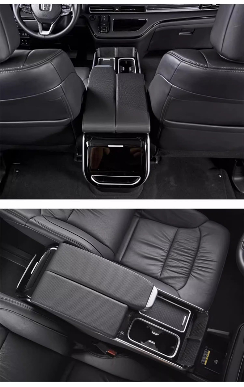 Honda Odyssey Elysion Dedicated Cavinno Armrest Box, Original Model Central Armrest Box with Refrigerator and Wireless Features