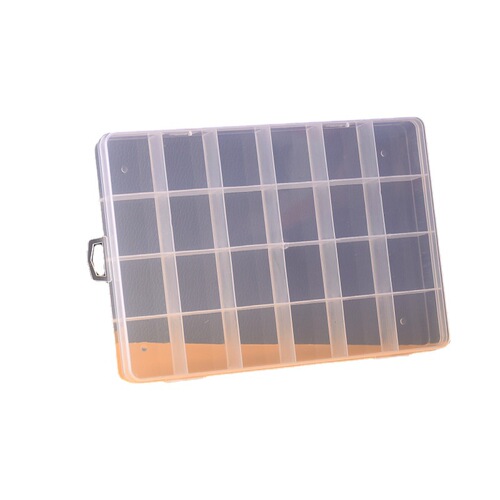 Transparent plastic storage box, decorative stationery packaging box, screw hardware tool box, PP box