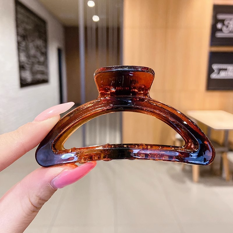 La parte posterior de la cabeza horquilla de perlas grande al por mayor pinza de metal ins pinza de tiburón sensación de alto nivel, simple, horquilla femenina