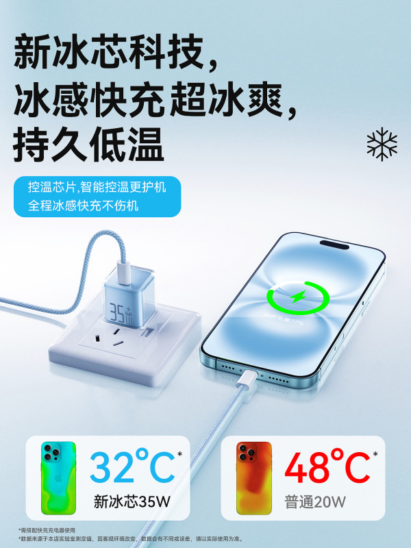 适用苹果16充电器iPhone15ProMax小冰块充电头14plus正品PD快充12|undefined