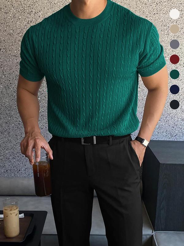 E9735 亚马逊速卖通款 Knitwear 跨境代发新款男式针织衫|undefined