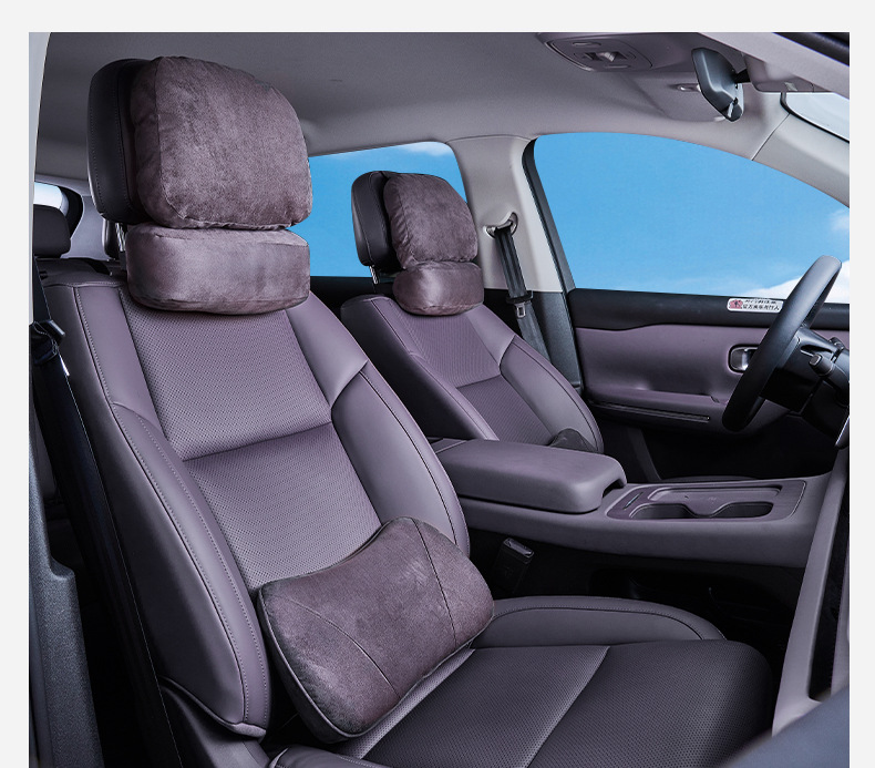 Suitable for 26 Models of Leapmotor C10 Headrests, Special Neck Pillows, Neck Cushions, and Matching Lumbar Support Cushions, Car Headrest and Lumbar Support Set