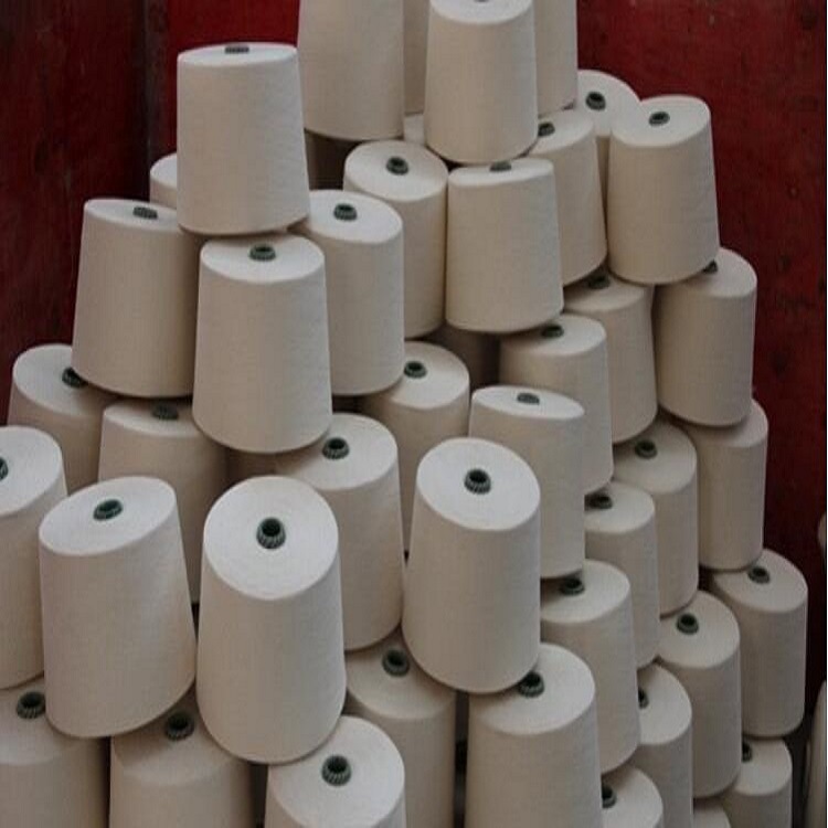 工厂直销 20W/80T混纺毛涤纱 60s/1 20羊毛80涤纶 涤毛纱线机织纱