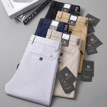 工厂直销秋季男士休闲裤男新款宽松直筒高端商务长裤青年男款裤子