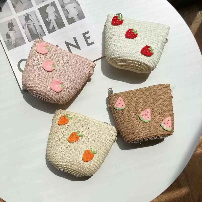 Детская сумка для принцессы, тканый детский ручной цикл сумка handmade, маленькая сумка через плечо с молнией