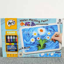 包邮新品儿童益智创意水拓画浮水画彩绘水画玩具套装教育机构礼品