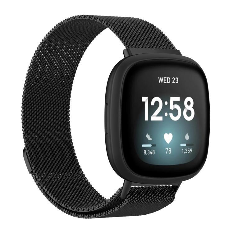 xDfind reloj de metal de absorción de Milán, tamaño: S para Fitbit Versa 4 / 3 / Sense 2 / Sense
