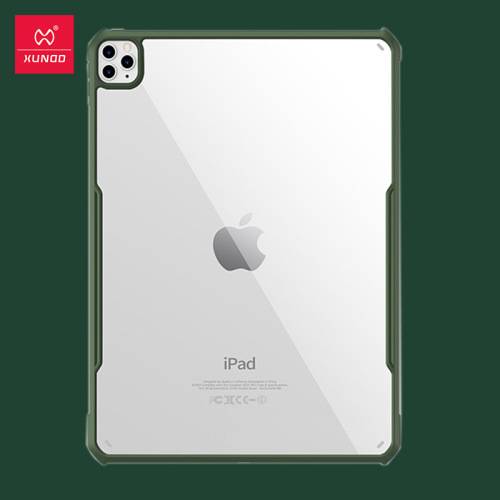 2024 Ultra-Thin Full-Edge Shockproof Transparent iPad Pro 13 Case with Full Coverage for iPad Air 13-inch