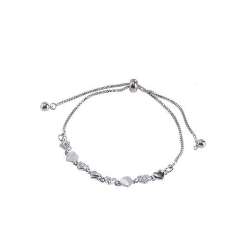 Ins style new super fairy love titanium steel bracelet women's niche versatile light luxury high-end couple style hand jewelry wholesale