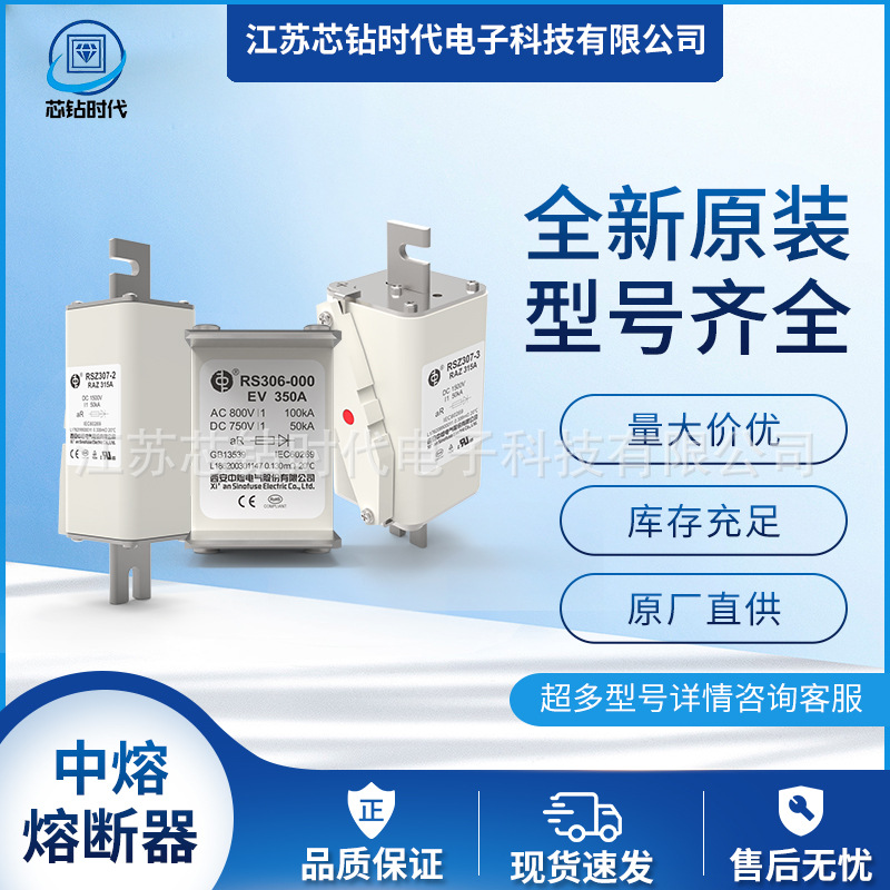 RS306-1 NGC   690V  西安中熔熔断器   新能源汽车保险管