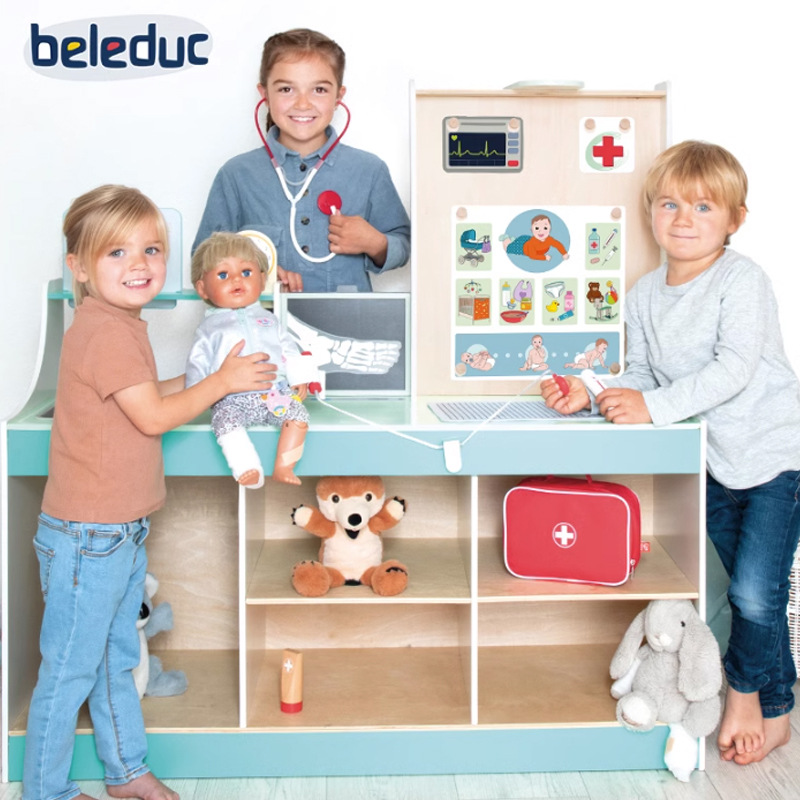 Three-In-One Medical Station Children's Pretend Play Role-Playing Kindergarten Boys and Girls Games Beleduc