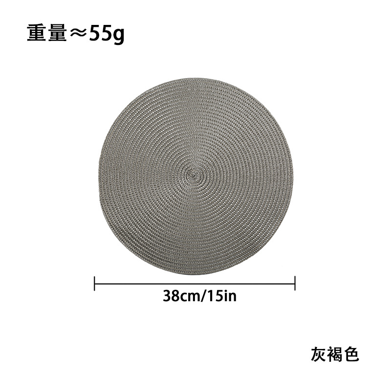 Exclusividad transfronteriza para lujo ligero, aislamiento térmico de color sólido, manteles individuales de costura, almohadillas aislantes, a prueba de aceite, esteras japonesas, impermeables y resistentes al calor