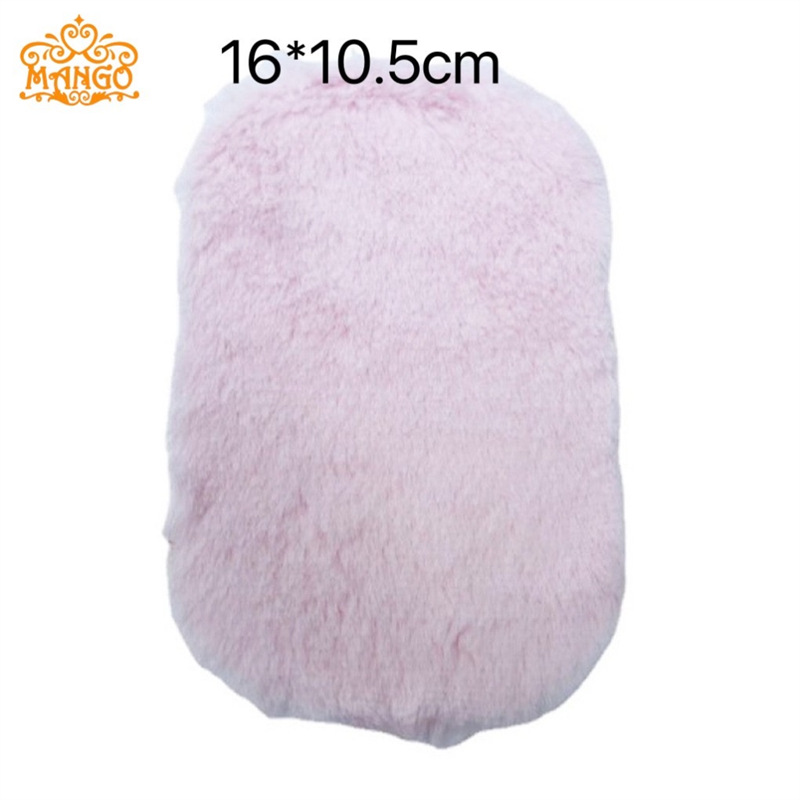Car Carpet – Unbranded High-end Exhibition Plush - pink-oval-16105cm