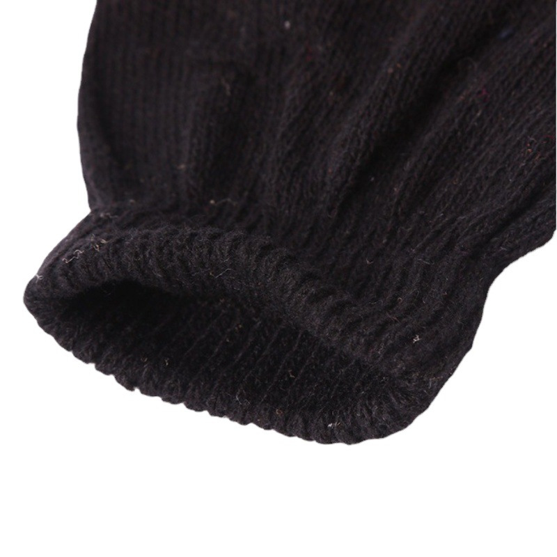 Guantes Cálidos de Invierno al por Mayor, Guantes Negros Transfronterizos, Guantes de Punto para Comercio Exterior, Regalos, Fabricante de Amazon al por Mayor
