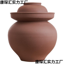 四川泡菜坛子土陶家用无釉陶瓷老式传统酸菜淹制腌菜缸咸菜泥瓦罐